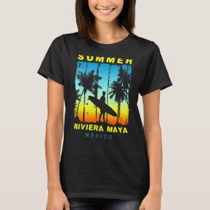 T-shirt Vacances en famille Mexico Riviera Maya Sunset Bea