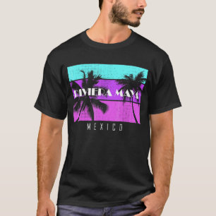 T-shirt Vacances en famille Mexico Riviera Maya Sunset Bea