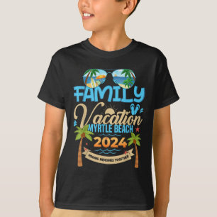 T-shirt Vacances en famille Myrtle Beach 2024 Vacances en