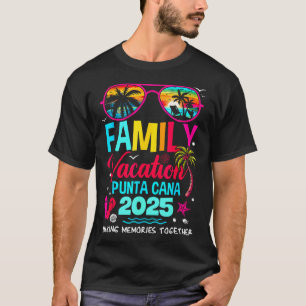 T-shirt Vacances en famille Punta Cana 2025 Faire des souv