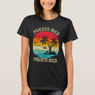 T-shirt Vacances en famille Vintage Retro Porto Rico San J