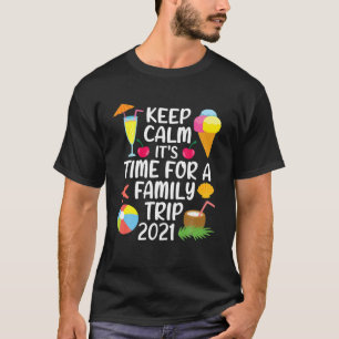 T-shirt Vacances familiales jumelées 2021 Voyage en famill