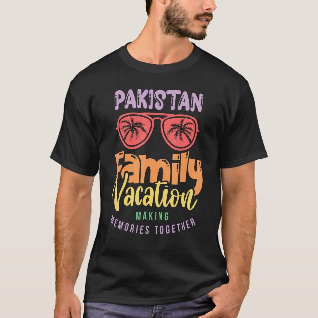 T-shirt Vacances familiales pakistanaises (Devant)