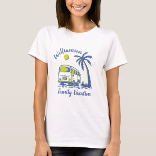 T-shirt vacances familiales personnalisées