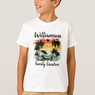 T-shirt vacances familiales personnalisées