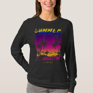 T-shirt Vacances familiales vintages Floride Été St August