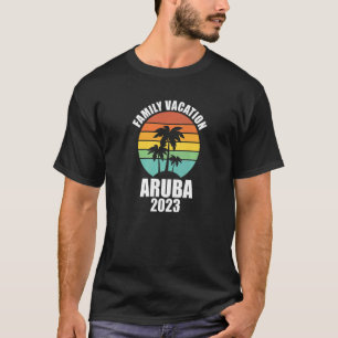 T-shirt Vacances Famille Aruba 2023 Vacances Groupe Corres