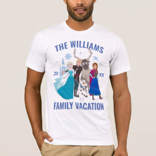 T-shirt Vacances famille Disney gelées