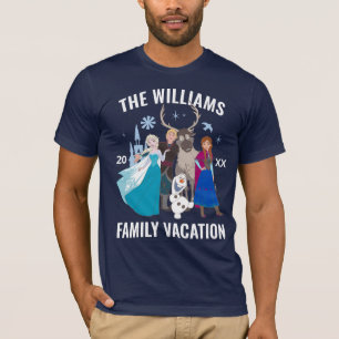 T-shirt Vacances famille Disney gelées