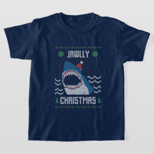 T-shirt Vacances Festif requin de Noël