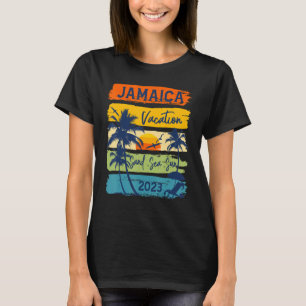 T-shirt Vacances Jamaïque Caraïbes 2023 Groupe Familial Ét