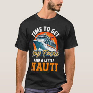 T-shirt Vacances sur un paquebot de croisière Pun le temps