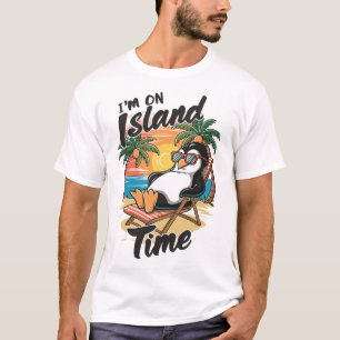 T-shirt Vacances sur une île Voyage tropical Temps de déte
