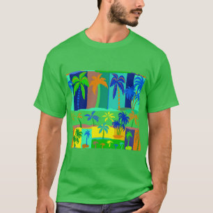 T-shirt Vacances tropicales pleines d'espoir