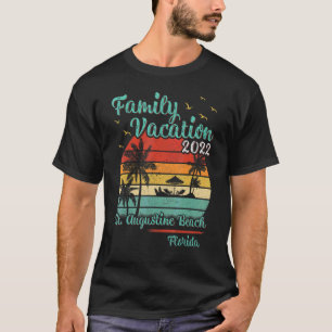 T-shirt Vacances vintage Famille 2022 Florida St Augustine