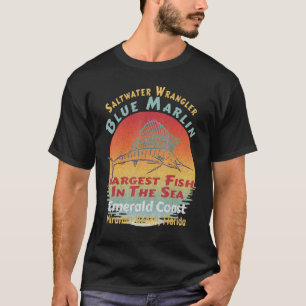 T-shirt Vacances Vintage Floride Pêche Magnifique Marlin
