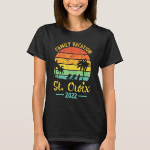 T-shirt Vacances vintages en famille 2022 Virgin Island St