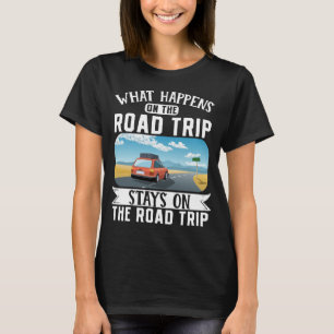 T-shirt Vacances Voyageurs Ce Qui Se Passe Sur La Route