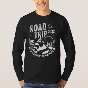 T-shirt Vacay Family Road Trip 2022 Je préfère jouer