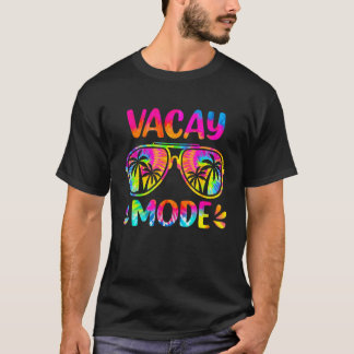 T-shirt Vacay Mode Palm Tree Beach Vacation Summer Getaway