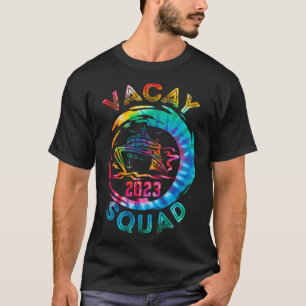 T-shirt Vacay Squad 2023 Croisière Squad Vacation Famille 