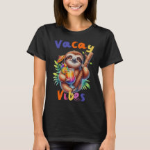 Vacay Vibes Funny Sloth été