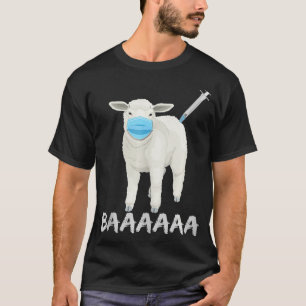 T-shirt Vaccin et masque anti-mouton ou Sheeple 