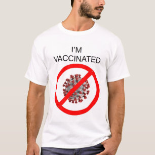 T-shirt vaccin vacciné contre le COVID