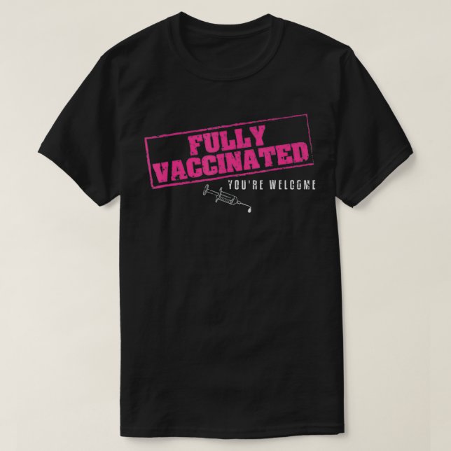 T-shirt Vaccination contre la grippe contractée Cadeau vac (Design devant)