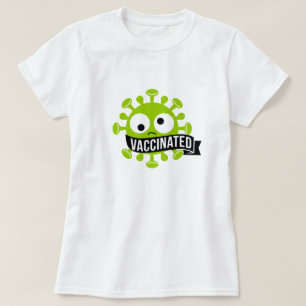 T-shirt vacciné de style Vintage