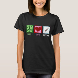 T-shirt Vaccins Peace Love Pro Vaccination