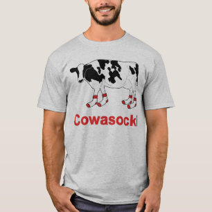 T-shirt Vache à lait dans les chaussettes - vache à
