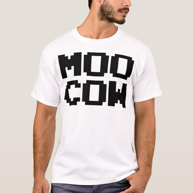T-shirt Vache à MOO (Devant)