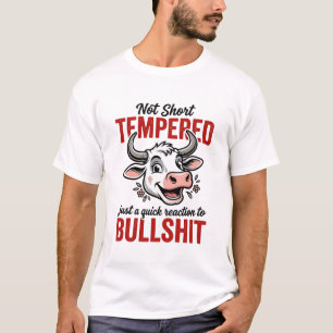 T-shirt Vache à tempérament drôle vintage