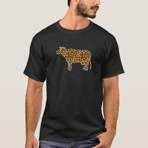 T-shirt VACHE Amant Animaux Poster de animal Léopard Fille