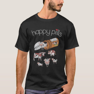 T-shirt Vache Animal Heureux Bill