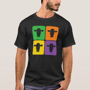 T-shirt Vache animale de ferme Elevage Fermier Pop Vache