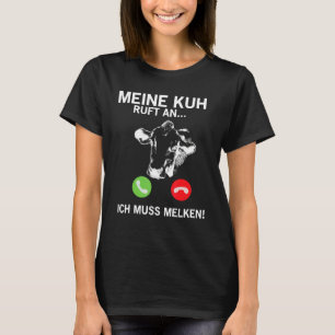 T-shirt Vache Appelle Je Dois Milken