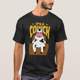 T-shirt Vache assise sur un canapé Prochaine citation qui 