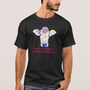 T-shirt Vache aussi pure qu'un ange et aussi fraîche qu'un