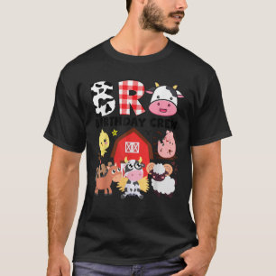 T-shirt Vache Bro Anniversaire Équipage ferme Thème Animau