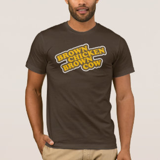 T-shirt Vache Brown à brun de poulet