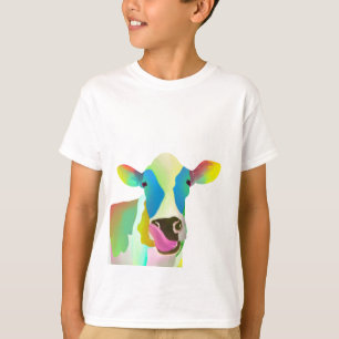 T-shirt Vache colorée