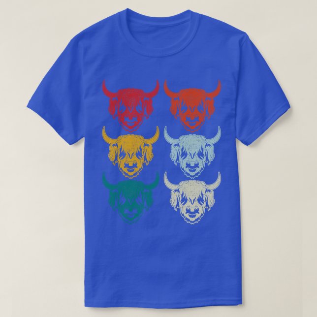 T-shirt Vache cool Highland (Design devant)