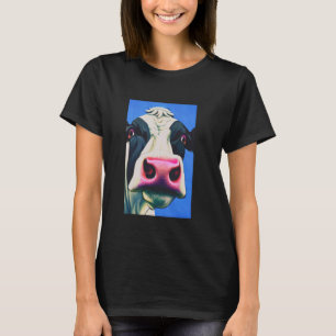 T-shirt Vache de vache folle éleveur de bovins bovins lait