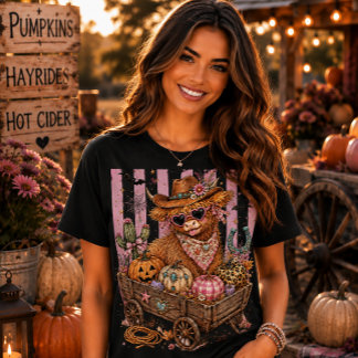 T-shirt Vache des Highlands de l'Ouest Halloween