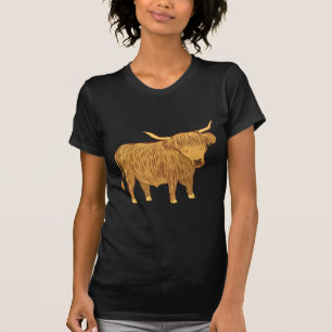 T-shirt vache des montagnes (roucoulement)