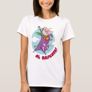 T-shirt Vache et poulet Super Vache Al Rescate!
