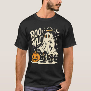 T-shirt Vache fantôme drôle de cowgirl Halloween mignonne
