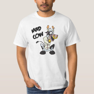 T-shirt vache folle drôle